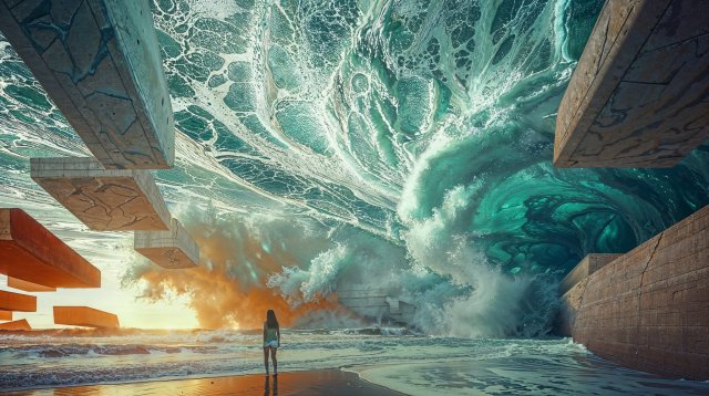 Calm in the storm of the subconscious by EyeoftheBeholder