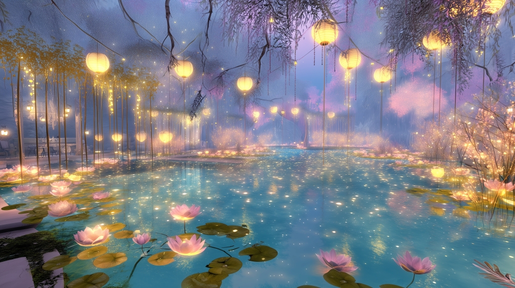Where Lanterns Float and Lilies Dream - Synne Kristine